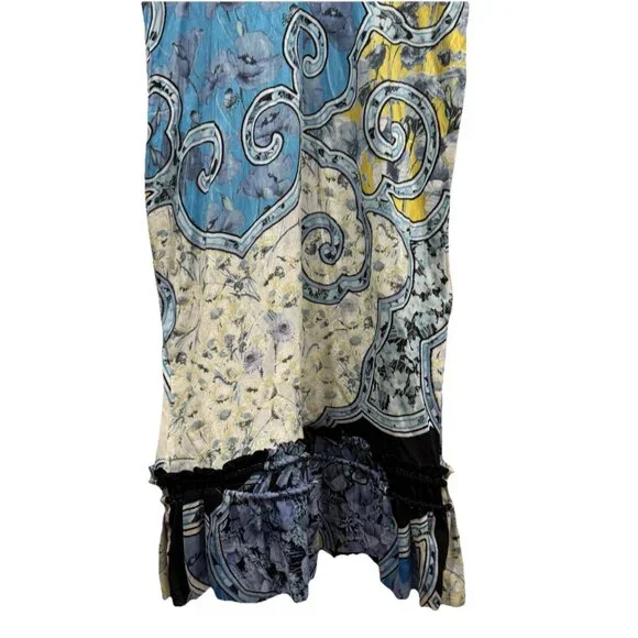 Roberto Cavalli Jpt124‎ Dress Boho Chic Size 38 Multicolored - Picture 4 of 13